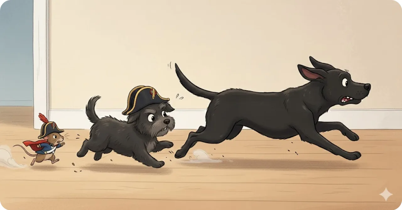 mouse chasing leo jazz