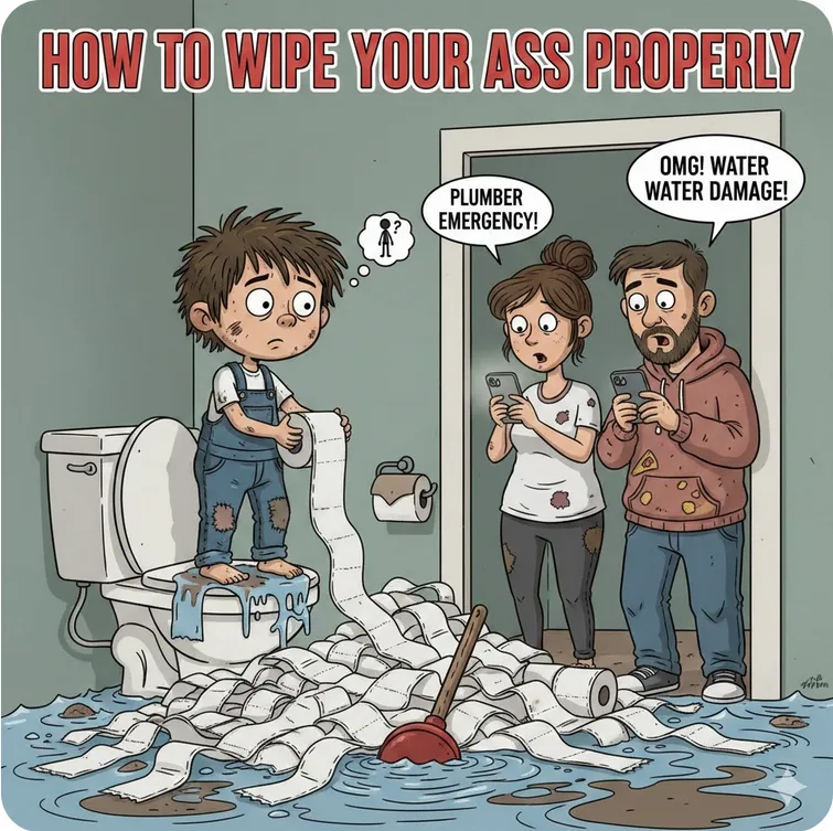 How to wipe your ass properly